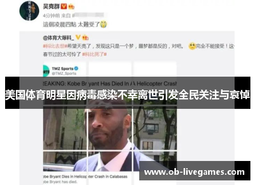 美国体育明星因病毒感染不幸离世引发全民关注与哀悼